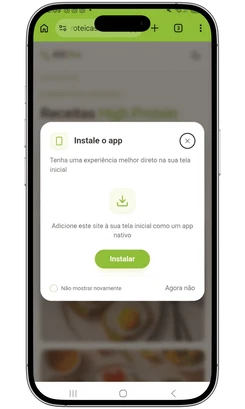 Instale o app